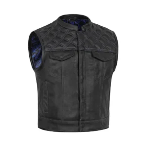 BSM00126 Django - Men’s Motorcycle Leather Vest