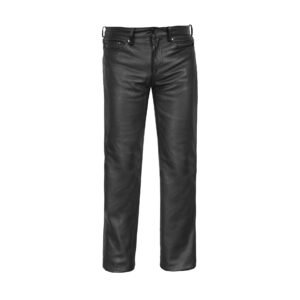 BSM5052 Onedrive Men's Black leather motorcycle pants