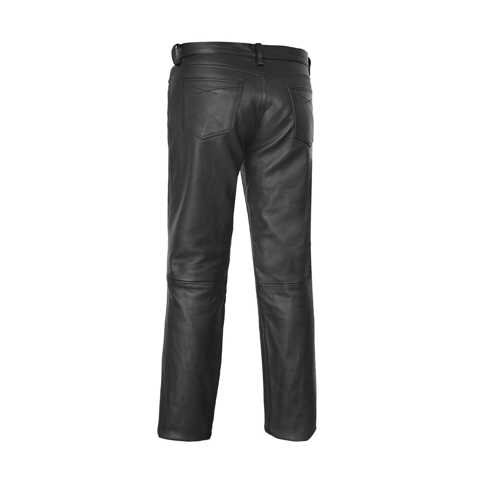 BSM5052 Onedrive Men's Black leather motorcycle pants - Image 2