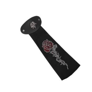 BSM00HRT-504 Nayra Women's 10-Inch Red Rose Hair Tube