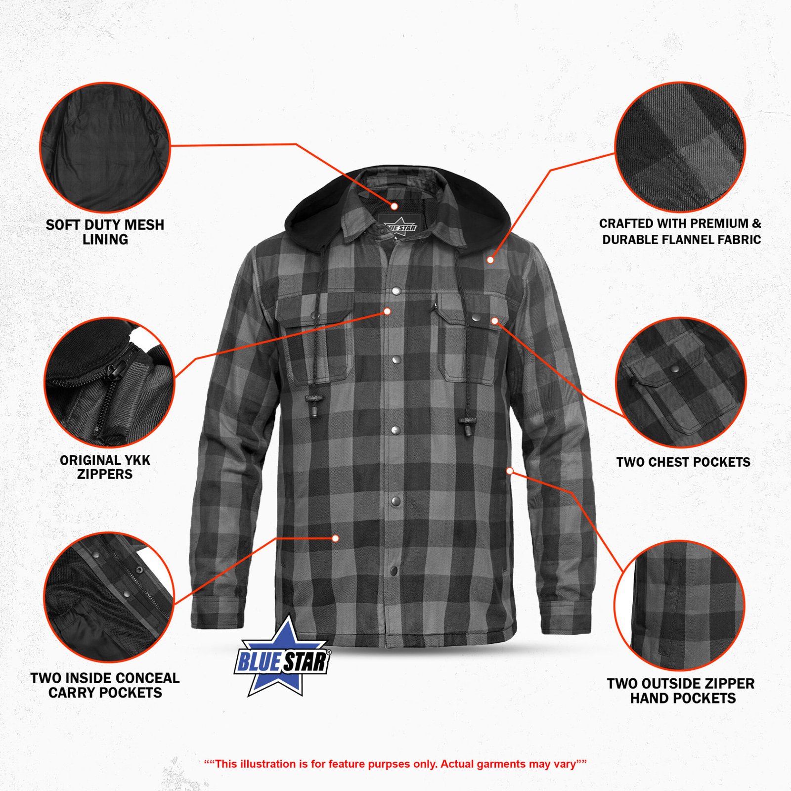 Smokeline - Men’s Flannel Shirt - Image 3