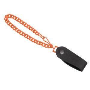 Copper Orange Heavy-Duty Wallet Chain with Snap-On Belt Loop - 13 Inch