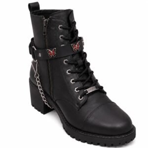 Boot Chain - Crimson Red Butterfly